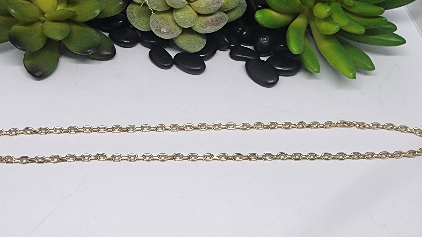 Cadena fina de aluminio