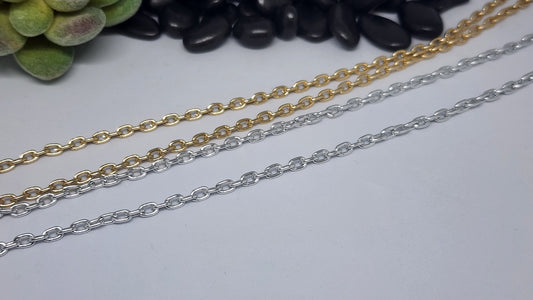 Cadena fina de aluminio